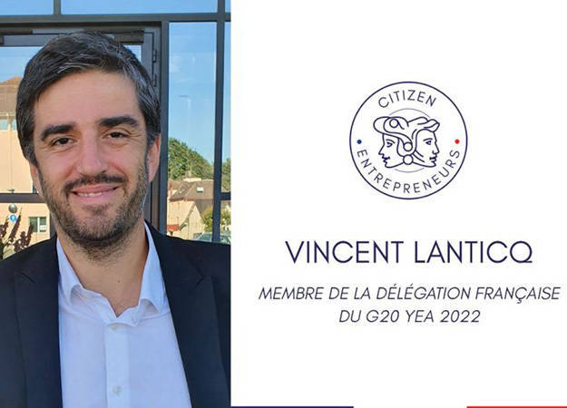 Photo de l'actualité Vincent Lanticq is part of the G20 French delegation
